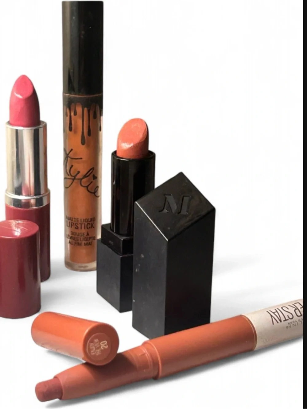 Kylie cosmetics + Clinique Nude Lipstick Bundle 5pc | e.l.f. Morphe Maybelline